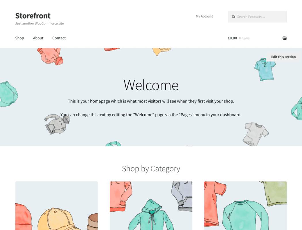 Storefront - WordPress Website Theme Builder